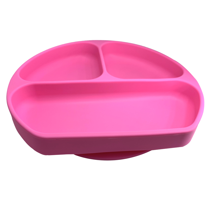 Produs fierbinte Ventilă antiderapant farfurii de silicon pentru bebeluși Masă pentru copii Placemat