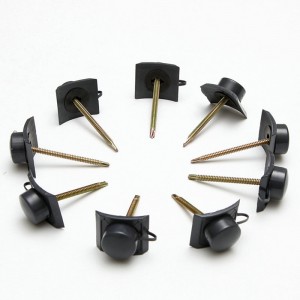 Accesorii speciale pentru șuruburi din hârtie de acoperiș din PVC și capac pentru plăci de acoperiș din PVC