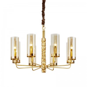 Studiu modern dormitor cu atmosferă minimalistă Candelabru de cristal Km2123