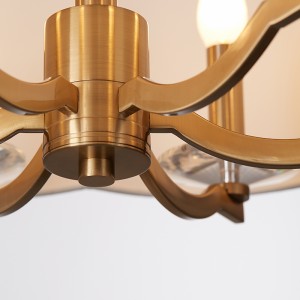 Candelabru modern minimalist rotund dormitor cu studiu decorativ km2119