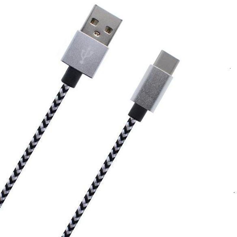 Cablu de date împletit de tip C la USB Nylon