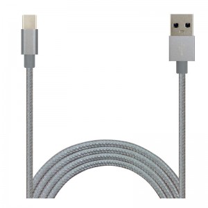 Cablu de date cu nylon de culoare pură tip C