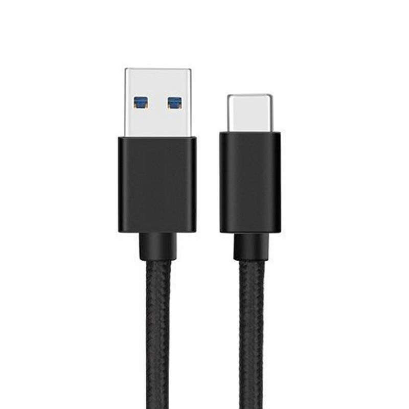 draubleType-C până la USB Cablul de date încărcat din nailon