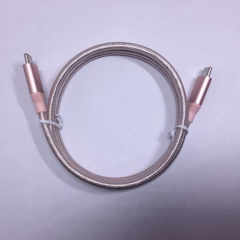 Cablu de date brodat nylon tip C pentru tip C