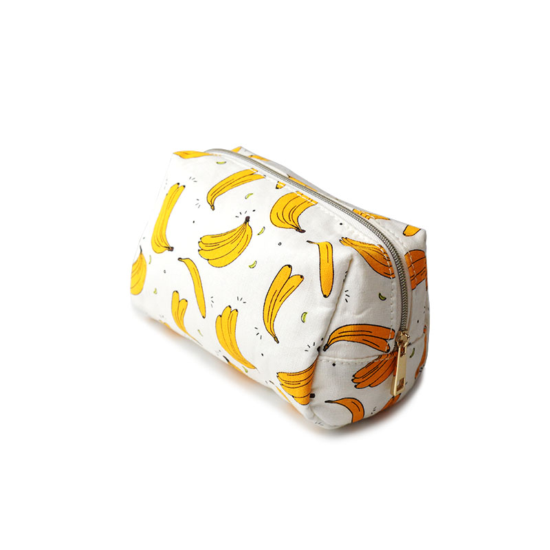 Twill 100% populară fibră de banană geantă Cosmetic popular