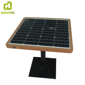 Solar Power Phone USB și Wireless Masă de grădină Smart Spot încărcată WiFi