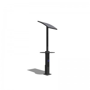 Solar Power Outdoor Intelligent Intelligence Advertising Pole Charing Station Station pentru mobil