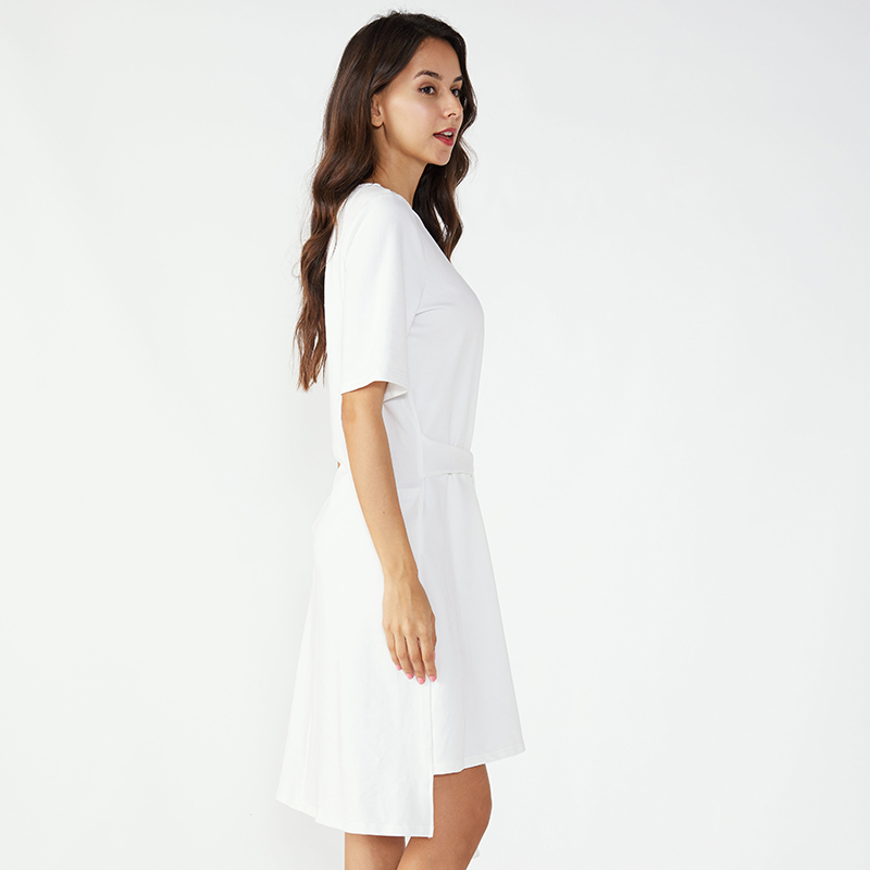 Rochie din maternitate vintage vintage albă kaftan pentru femei casual