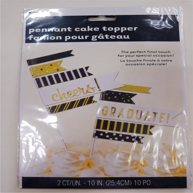 Pennant Cake Topper Flag fanion pour gateau