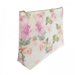 Geanta cosmetica populara si fasion din plasa din PVC