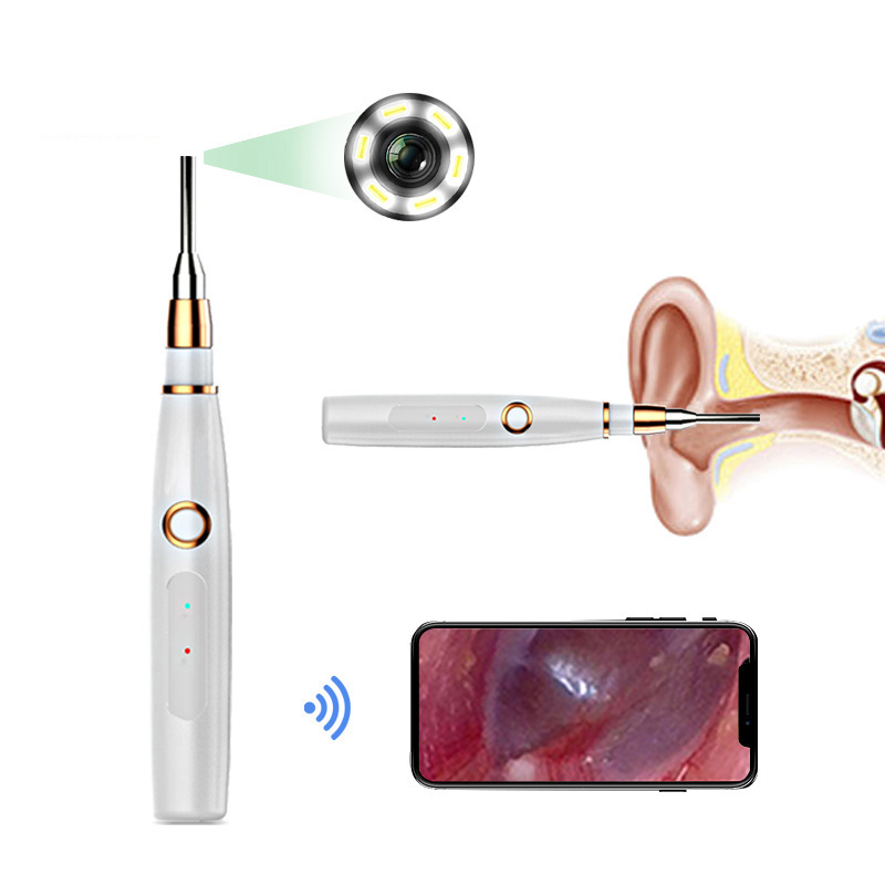 Wifi Integrated Ear Endoscop 3.9MM Camera