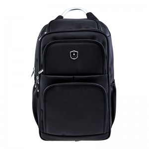 17SA-6601F Buzunare mari de mulitiple Mâner metalic de calitate superioară nylon oxford 17 inch sac pentru rucsac laptop