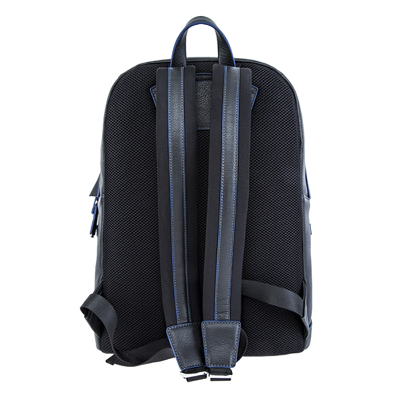 17SA-6739F Low MOQ linie de cusături de calitate superioară, decorată, din piele pentru bărbați, din sac din piele pentru laptop