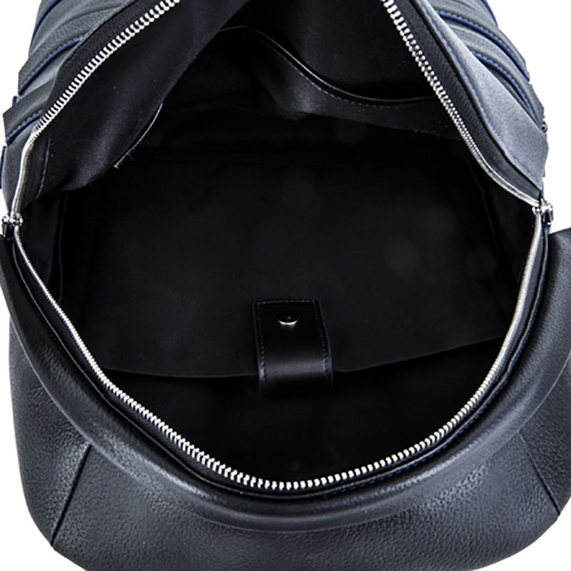 17SA-6739F Low MOQ linie de cusături de calitate superioară, decorată, din piele pentru bărbați, din sac din piele pentru laptop