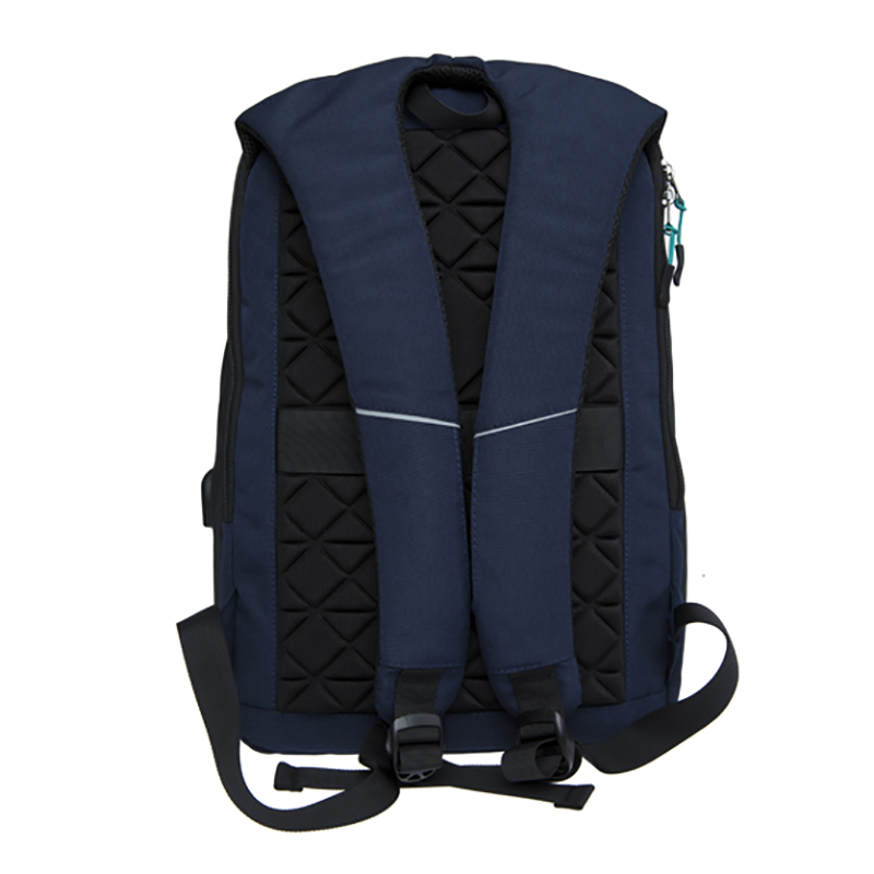 18SA-7127M SGS a trecut culori personalizate albastru navy încărcător USB de înaltă calitate OEM rucsac ODM pentru laptop