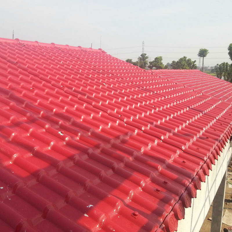 Foaie de acoperiș din rășină sintetică ASA, de culoare diferită, acoperiș de locuințe de instalare ușoară