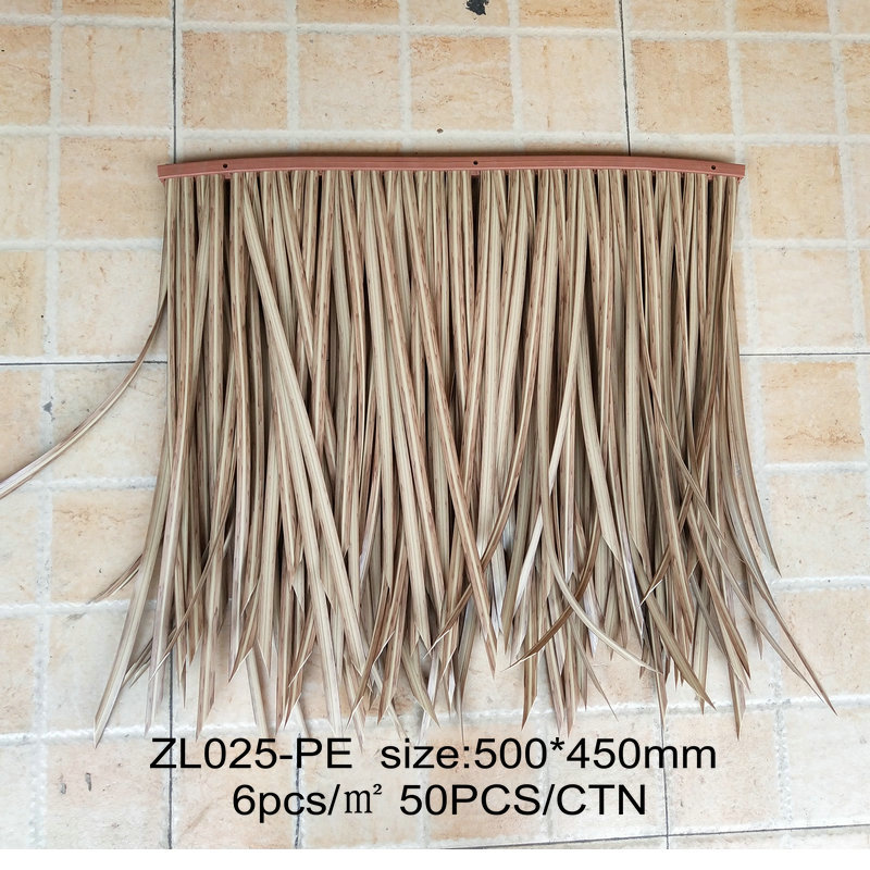 PVC / PE / PA Artificial Synthetic Thatches tiki bar thatch acoperis gresie imitații din plastic acoperiș de paie Simulată paie