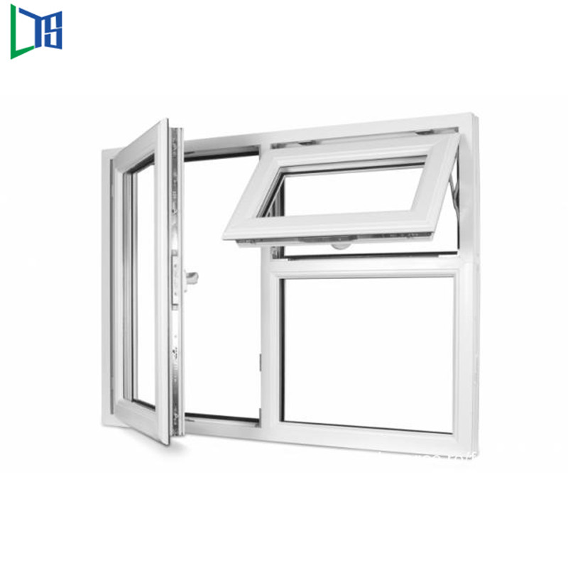 Fereastră cu carcasă din sticlă cu profil scăzut din aluminiu pentru proiectări de case finisare cu pulbere de unică sau dublă acoperire