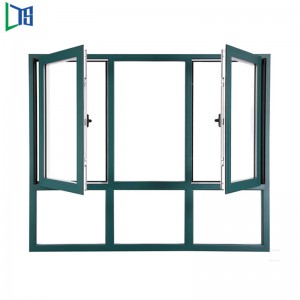 Ferestre cu carcase din aluminiu, cu standard comercial de calitate comercială cu rezistență la apă