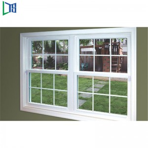 Foshan Factory Ferestre cu alunecare verticală din aluminiu cu glisare Ferestre din sticlă din aluminiu Producător geam dublu