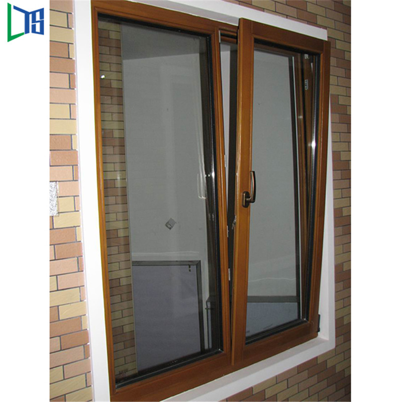 Început Înclinare din aluminiu standard cu deschidere dublă vitralieră și întoarceți Windows pentru casă modulară