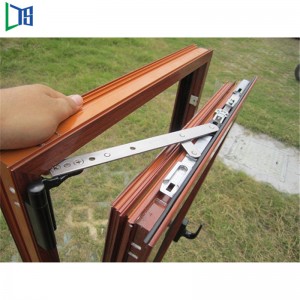 Început Înclinare din aluminiu standard cu deschidere dublă vitralieră și întoarceți Windows pentru casă modulară