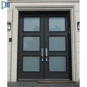 Usi exterioare superbe As2047 Ușoară din aluminiu cu balansoar din sticlă cu acoperire cu pulbere sau grană de lemn finisată