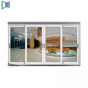 Ușă de ridicare și ușă glisantă LYS 120 cu geamuri duble pentru acoperirea rezidențială cu pulbere pentru casă de lux