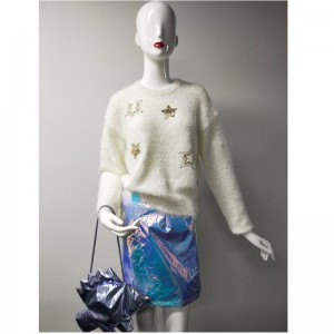 Pulover alb RLWS0003F