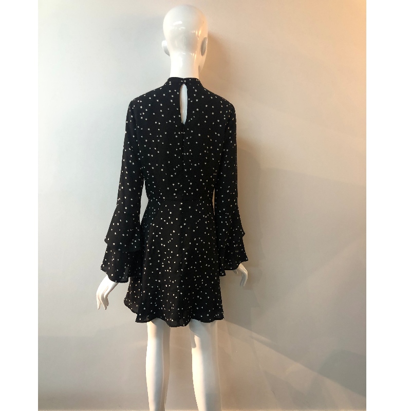 ROCHIE IMPRIMATĂ STAR albă JLWD0007