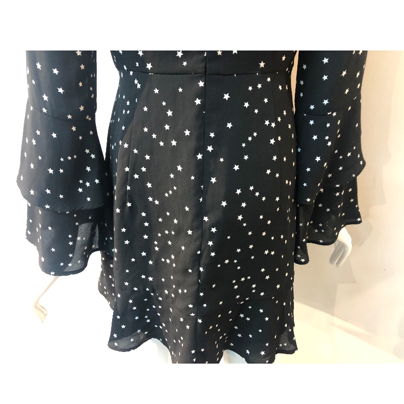 ROCHIE IMPRIMATĂ STAR albă JLWD0007