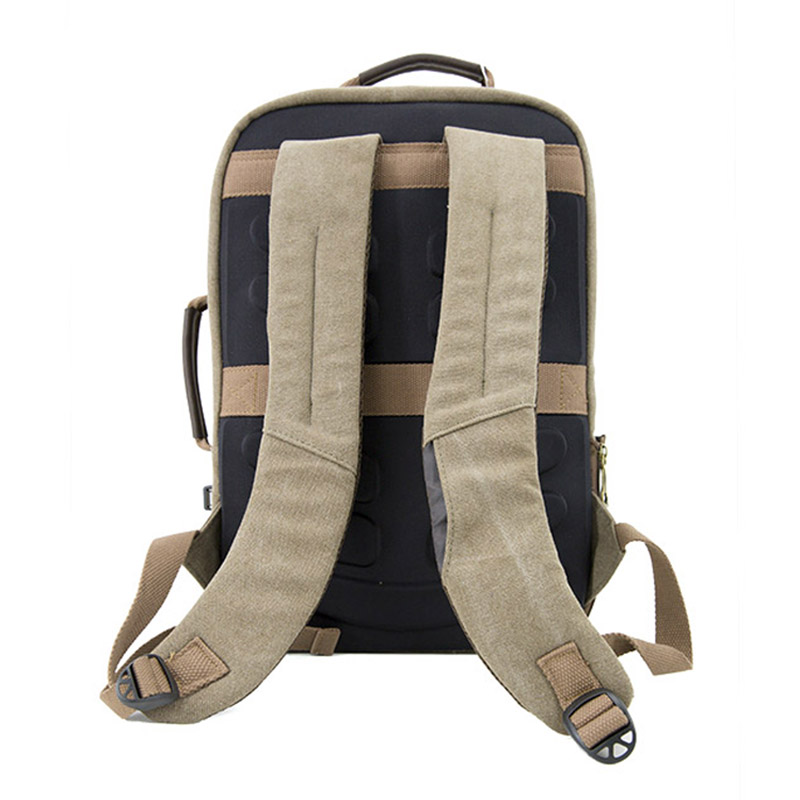 19SA-7920D PU de înaltă calitate, cu rucsac pentru laptop pânză cu două moduri laptop rucsac