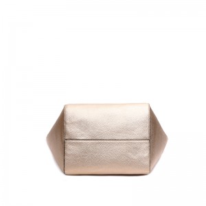 HD0827 - Tote din piele PU cu două părți, personalizate, cu luciu metalic