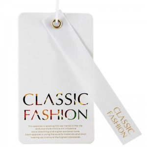 Eticheta Creative Fashion Îmbrăcăminte hangtag Personalizată 04