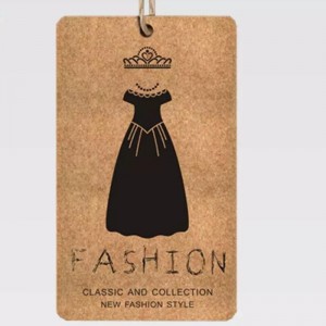 Eticheta Creative Fashion Îmbrăcăminte hangtag la comandă 5
