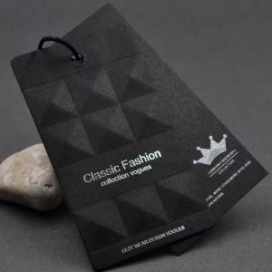 Eticheta Creative Fashion Îmbrăcăminte hangtag la comandă 9