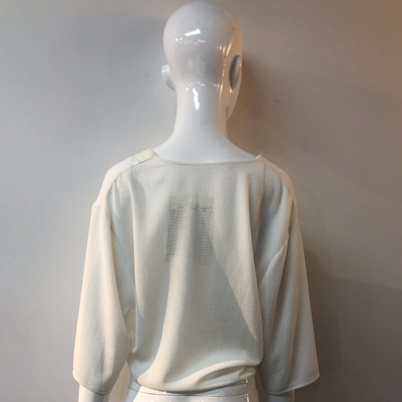 BLOUSE FRONTĂ ÎNTÂRZIATĂ ALBĂ JLWB0004