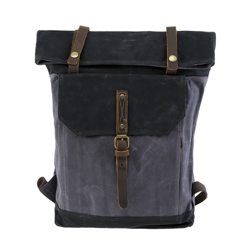 Geantă de rucsac personalizată 18SC-6776M cu rucsac organizator din piele autentică, cu rucsac pentru organizatori