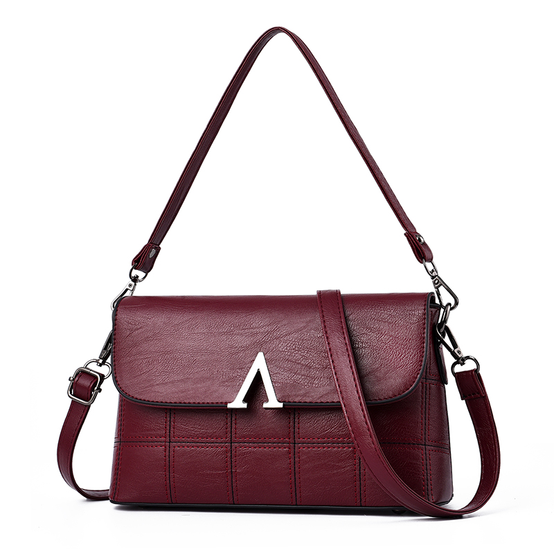 HD0823 - Geantă personalizată de înaltă calitate pentru umăr, geantă crossbody din piele autentică