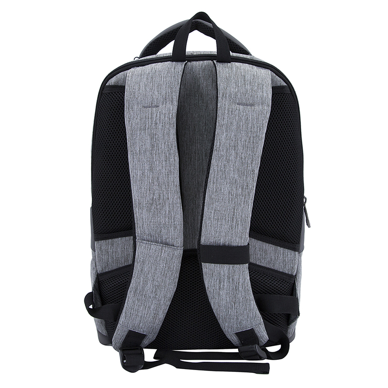 18SA-7475D Rucsac de computer gri închis Ziua de zi pachet de carte pentru colegiu rucsac laptop pentru afaceri