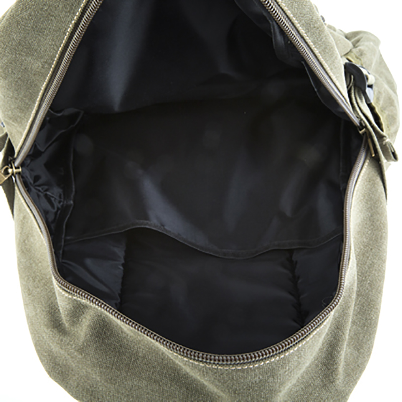 18SC-6805D Rucsac de călătorie de stil verde Preppy cu design pentru armată multifuncțional Rucsac pentru sac de pânză pentru studenți