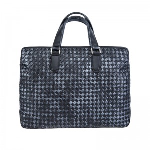 Ambele părți 18SG-6816F folosesc servietă unică în două tonuri din piele naturală pentru bărbați