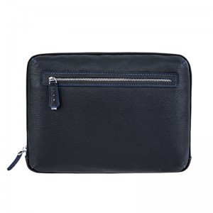 18SG-6831F Geantă moale pentru bărbați Texchi Litchi Geantă din piele Geantă compactă cu buzunar Geanta organizator pentru bărbați