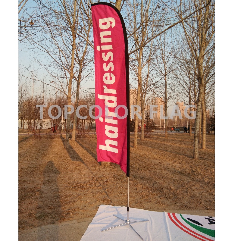 Banner de imprimare cu cuțit dreptunghi dreptunghiular de publicitate