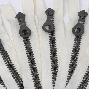 Cu fermoar din plastic Închidere finală Modă dinți RIRI Vopsit Glisant auto-blocant cu gaură de gaură 9