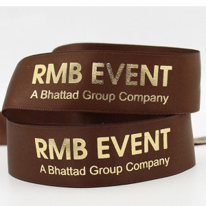 logo personalizat colorat imprimare folie emboss imprimat panglică din satin negru