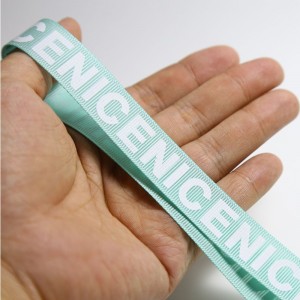 7 # ： Fashion NICE 2cm Print Grosgrain Panglica pentru îmbrăcăminte sport