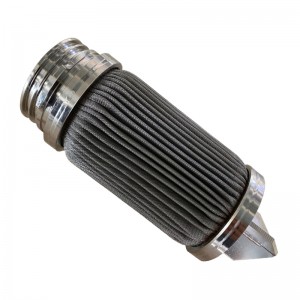 316 Oțel inoxidabil plisat cu plasă de sârmă