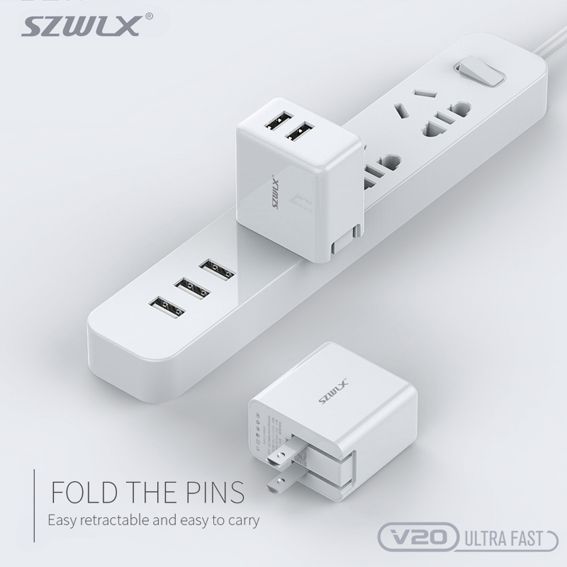 WEX - V20 încărcător de perete, încărcător de călătorie, adaptor de alimentare