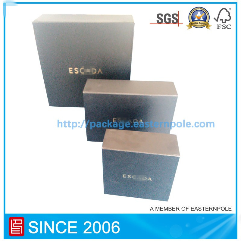 Magnet negru de lux caseta de hârtie pliabilă